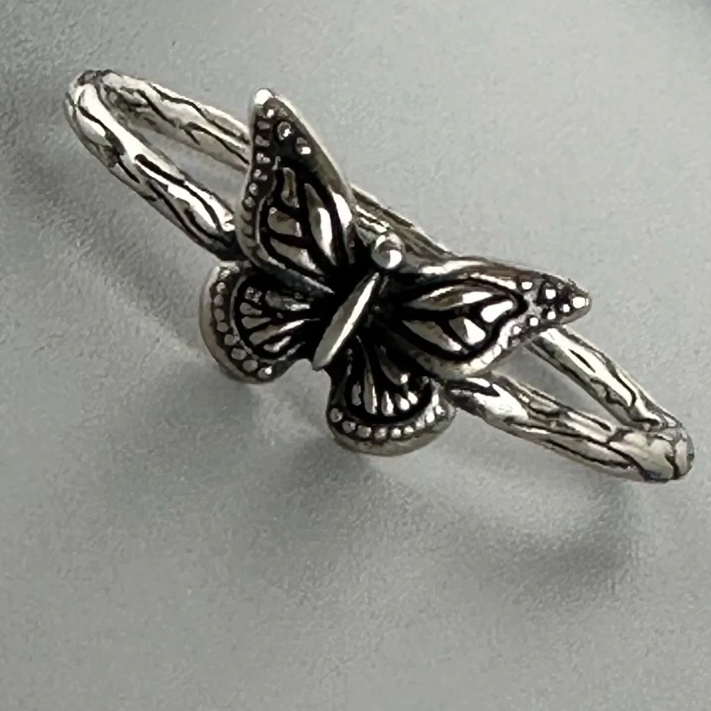 Sterling Silver Butterfly Ring